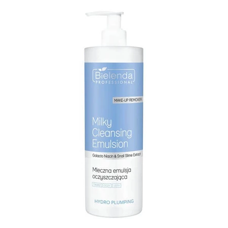 Bielenda Hydro Plumping, emulsión limpiadora lechosa, 500 ml
