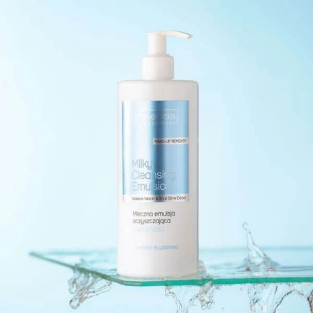 Bielenda Hydro Plumping, emulsión limpiadora lechosa, 500 ml