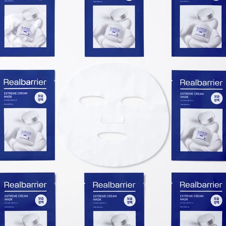 Real Barrier Extreme, hydraterend gezichtsmasker, 10 x 27 ml