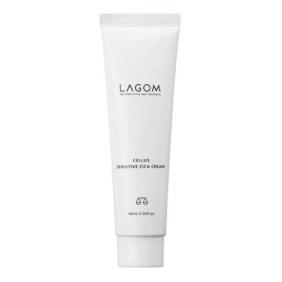 Lagom Cellus Sensitive Cica Cream, moisturizer, sensitive and dry skin, 60 ml