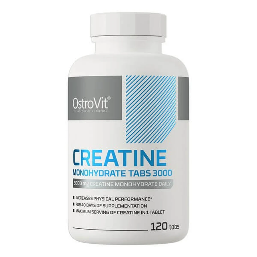 OstroVit Creatina Monohidrato 3000, comprimidos, 120 uds.