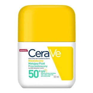 CeraVe, onzichtbare matterende fluid SPF50+, 50 ml
