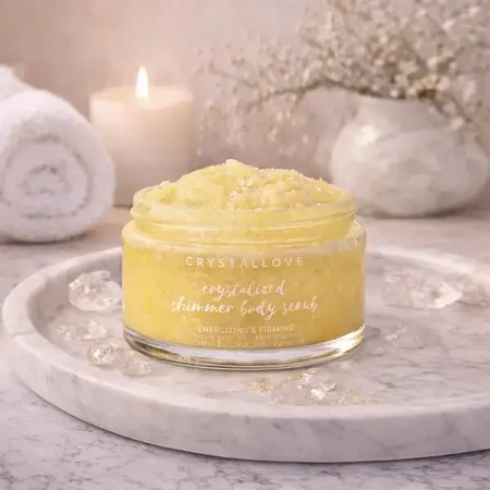 Crystallove, bodyscrub met bergkristal, 200 g