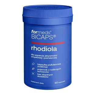 Formeds Bicaps rhodiola, hard capsules, 60 pcs.