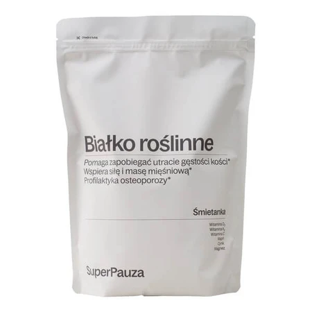 SuperPause Super proteína vegetal ósea, polvo, sabor crema, 750 g