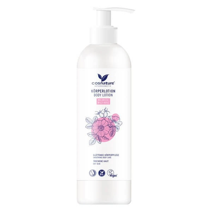 Cosnature, loción corporal nutritiva natural con aceite de rosa mosqueta, 250 ml