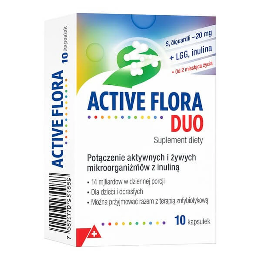 Active Flora Duo, capsules, 10 pcs.