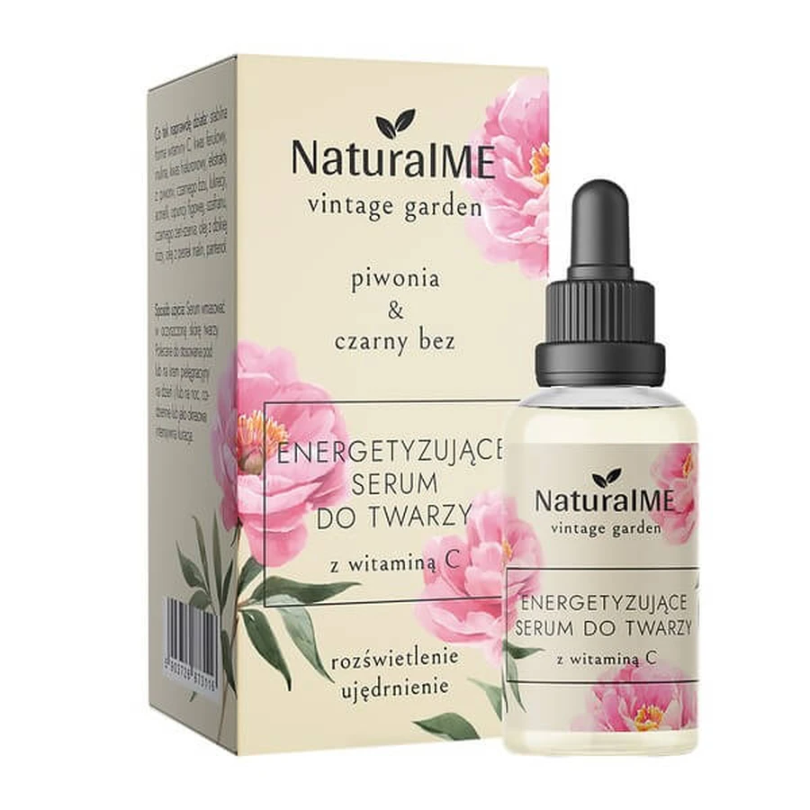 NaturalME Vintage Garden, energizing serum with vitamin C, 30 ml