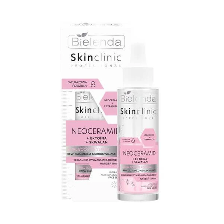 Bielenda Skin Clinic Dual Booster, revitalizing and rebuilding serum, 45 ml
