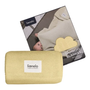 Lionelo, Bamboo blanket, yellow lemon, 1 pc.