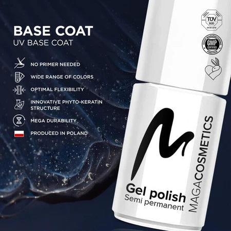 Esmalte de gel Maga Cosmetics Hybrid Base Hard 01, 6 ml