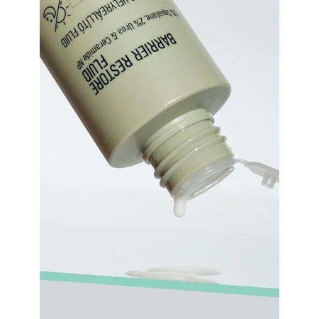 Nerds Barrier Restore Fluid, tónico lácteo reparador con 5% de escualeno, 2% de urea y ceramida NP, 100 ml