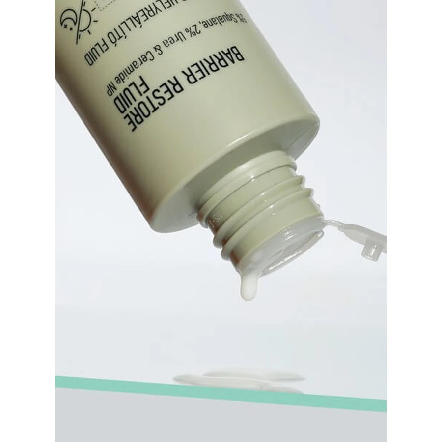 Nerds Barrier Restore Fluid, tónico lácteo reparador con 5% de escualeno, 2% de urea y ceramida NP, 100 ml