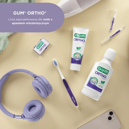 Gum Ortho, mouthwash for people with braces, 300 ml