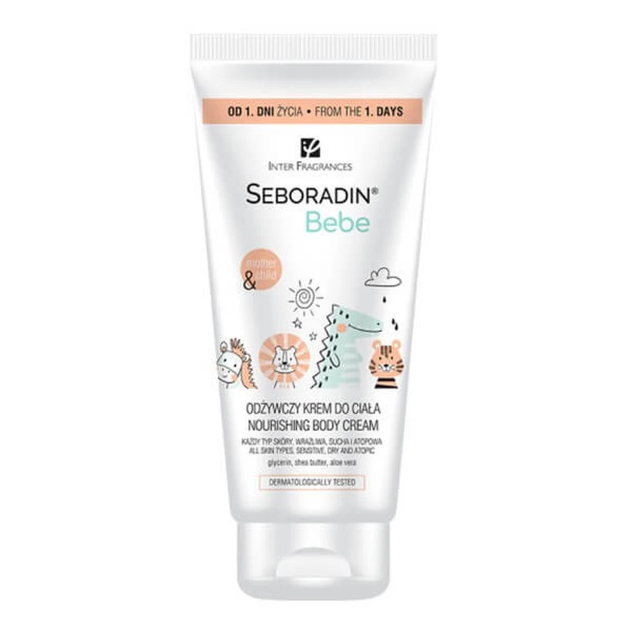Seboradin Bebe, crème nourrissante pour le corps, 200 ml