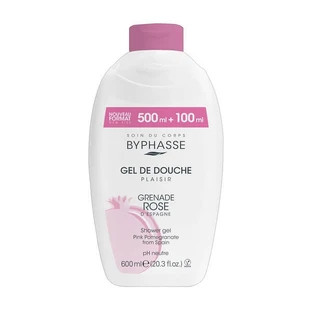 Byphasse Plaisir, douchegel met roze granaatappelextract, 600 ml