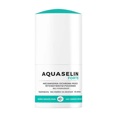 Aquaselin Forte, antitranspirante contra la sudoración intensa para pieles sensibles, 50 ml