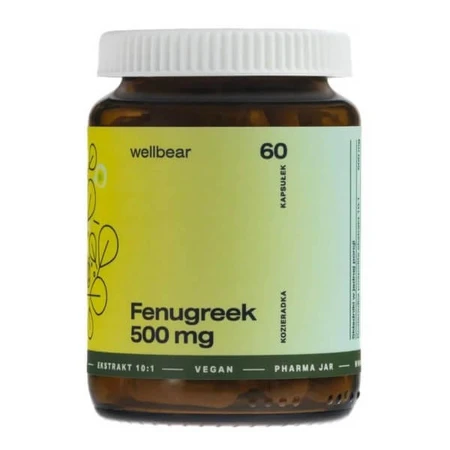 Wellbear Fenegriek (Fenegriek) 500 mg, capsules, 60 st.