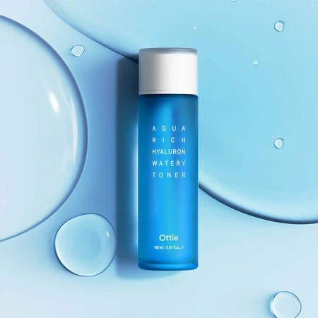 Ottie Aqua Rich, tónico facial intensamente hidratante, 150 ml