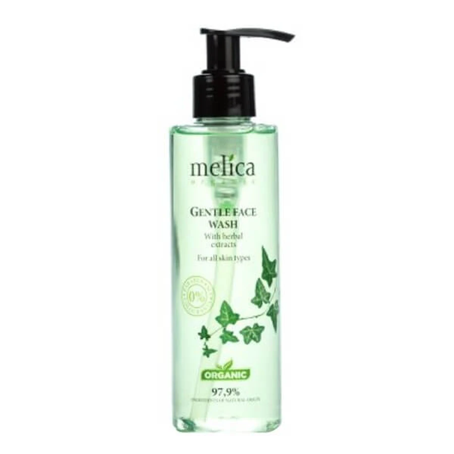 Melica Organic, limpiador facial suave con extractos de hierbas, 200 ml