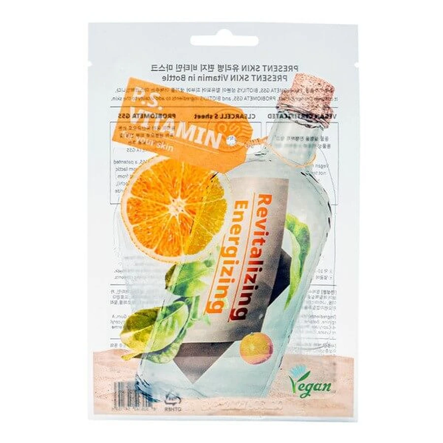 Present Skin Vitamin in Bottle Mask, face mask with vitamin C and niacinamide, 25 ml