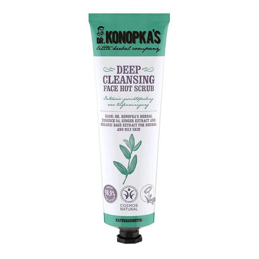 Dr.Konopka's, exfoliante facial de limpieza profunda, 75 ml