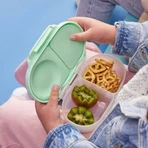 B.BOX, récipient étanche pour enfants pour la nourriture et les snacks, Blue Blaze, 1 pc.