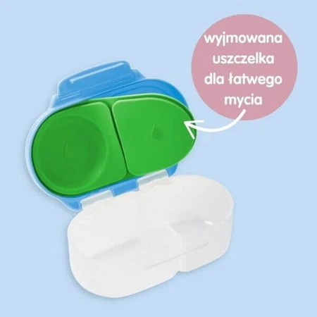 B.BOX, récipient étanche pour enfants pour la nourriture et les snacks, Blue Blaze, 1 pc.