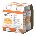Set of 6 x Resource 2.0, pineapple-mango flavored liquid, 4 x 200 ml