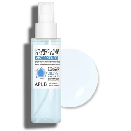 APLB Hyaluronic Acid Ceramide HA B5 Mist Essence, gezichtsnevel-essence met hyaluronzuur en ceramiden, 105 ml.