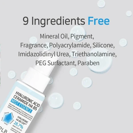 APLB Hyaluronic Acid Ceramide HA B5 Mist Essence, gezichtsnevel-essence met hyaluronzuur en ceramiden, 105 ml.