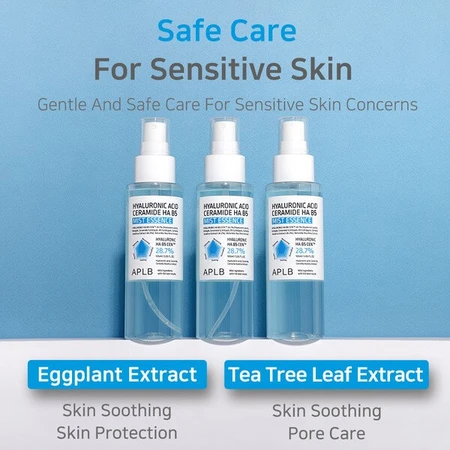 APLB Hyaluronic Acid Ceramide HA B5 Mist Essence, gezichtsnevel-essence met hyaluronzuur en ceramiden, 105 ml.