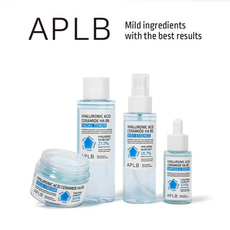 APLB Hyaluronic Acid Ceramide HA B5 Mist Essence, gezichtsnevel-essence met hyaluronzuur en ceramiden, 105 ml.