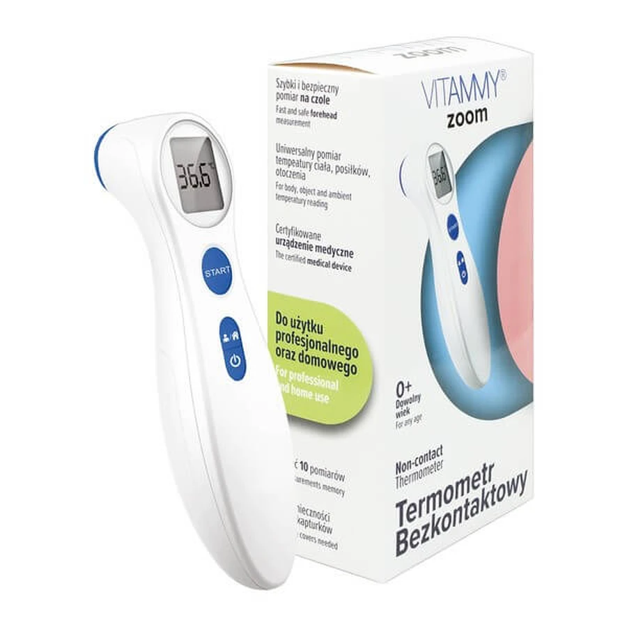 Vitammy Zoom, non-contact thermometer, 1 pc.