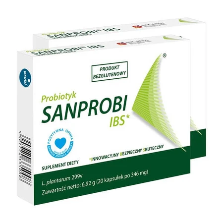 Satz von 2 x Sanprobi IBS, Kapseln, 20 Stk.