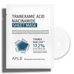 APLB Tranexaminezuur Niacinamide Sheet Mask, verhelderend bladmasker met tranexaminezuur en niacinamide, 25 ml