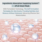 APLB Tranexaminezuur Niacinamide Sheet Mask, verhelderend bladmasker met tranexaminezuur en niacinamide, 25 ml