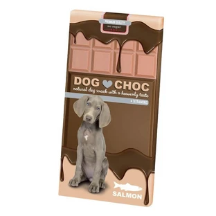 Dog Choc, Schokolade mit Lachsgeschmack für Hunde, 100 g