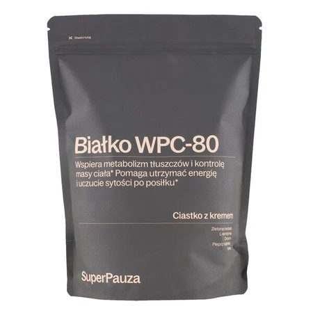 SuperPause Protein WPC-80 Super burn, Pulver, Geschmack Kuchen mit Sahne, 750 g