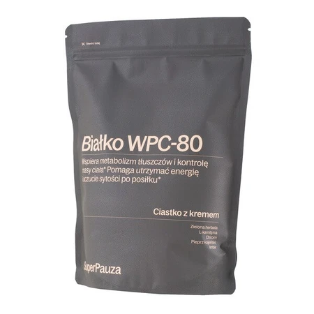 SuperPause Protein WPC-80 Super burn, Pulver, Geschmack Kuchen mit Sahne, 750 g