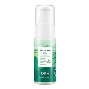 Ottie Green Tea Cream, moisturizing face cream with green tea, 40 ml