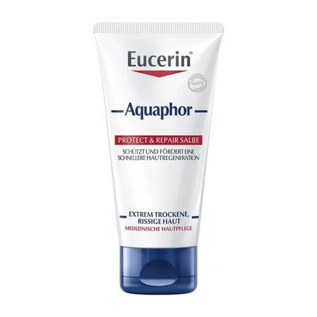 Set of 2 x Eucerin Aquaphor, regenerating ointment for dry, cracked and irritated skin + INTENO Soft Care, care wipes, 10 pcs.