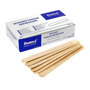 Romed, spatules ENT, en bois, 100 pcs.