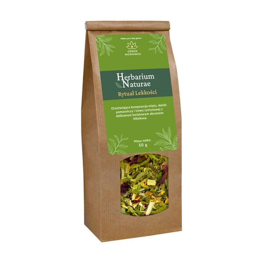 Green Mornings, Herbarium Naturae, Ritual de lejeritate, ceai de plante și fructe, 50 g