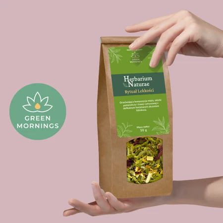 Green Mornings, Herbarium Naturae, Ritual de lejeritate, ceai de plante și fructe, 50 g