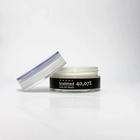 Snailmed, crema facial antiedad de perla negra con moco de caracol natural y ácido hialurónico, 50 ml