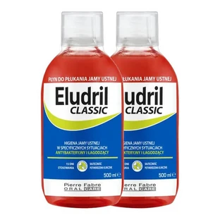 Set of 2 x 500 ml, Eludril Classic, mouthwash