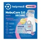 HelpMedi NebuCare 2.0 Secure, nebulization kit, nebulizer, 1 pc. + saline, 40 pcs.