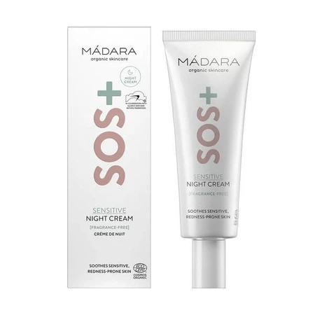 Madara SOS+ Sensitive Night Cream, night cream for sensitive skin, 70 ml