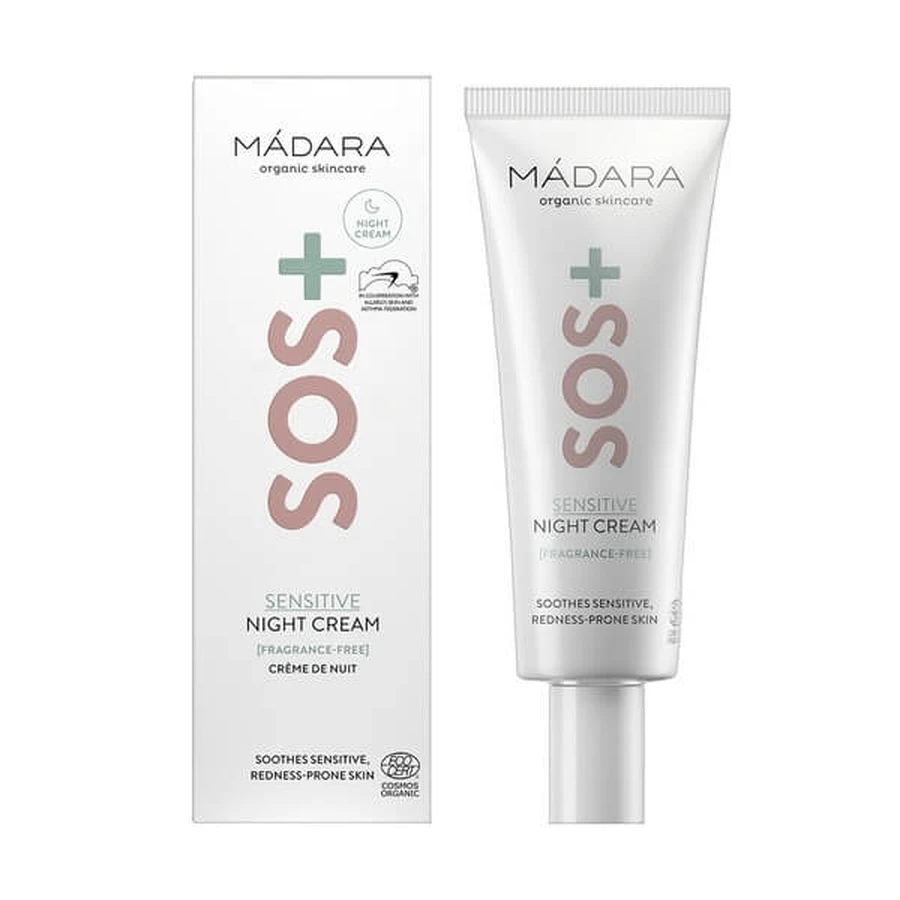 Madara SOS+ Sensitive Night Cream, night cream for sensitive skin, 70 ml